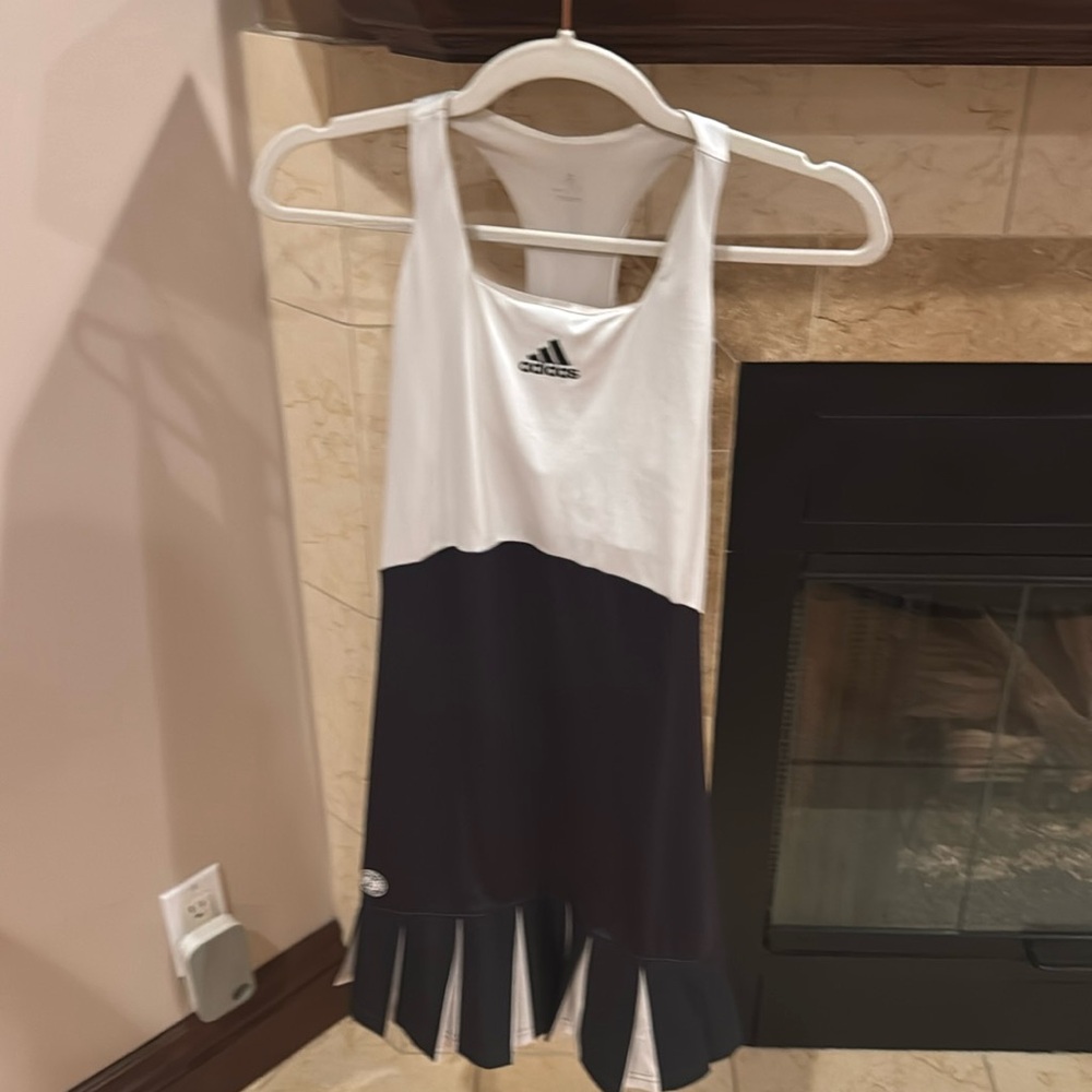 Adidas Roland garros black and white tennis dress size small